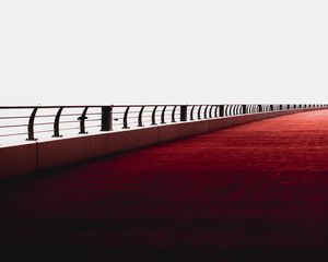 Preview wallpaper bridge, minimalism, railing, dubai, united arab emirates