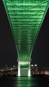 Preview wallpaper bridge, night city, tokyo, japan
