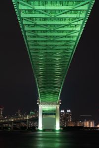 Preview wallpaper bridge, night city, tokyo, japan