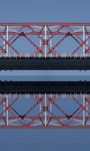 Preview wallpaper bridge, reflection, water, sky