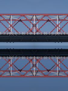 Preview wallpaper bridge, reflection, water, sky