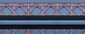 Preview wallpaper bridge, reflection, water, sky