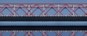 Preview wallpaper bridge, reflection, water, sky