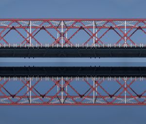 Preview wallpaper bridge, reflection, water, sky