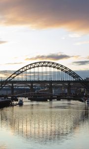 Preview wallpaper bridge, river, architecture, view