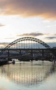 Preview wallpaper bridge, river, architecture, view