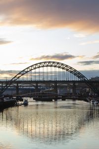 Preview wallpaper bridge, river, architecture, view