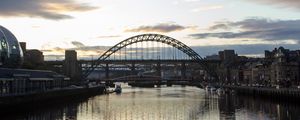 Preview wallpaper bridge, river, architecture, view