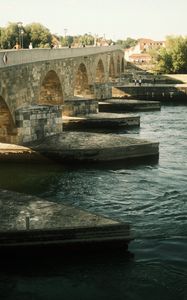 Preview wallpaper bridge, river, regensburg