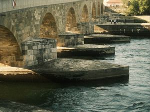 Preview wallpaper bridge, river, regensburg