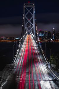 Preview wallpaper bridge, road, night city, backlight