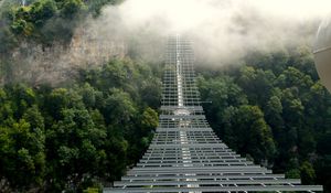 Preview wallpaper bridge, skybridge, sochi, russia, suspended