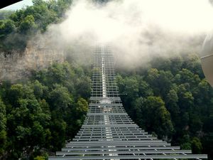 Preview wallpaper bridge, skybridge, sochi, russia, suspended