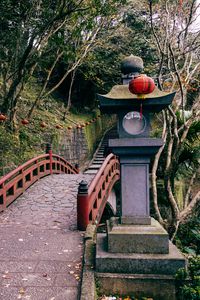 Preview wallpaper bridge, stairs, lantern, japan
