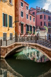 Preview wallpaper bridge, street, water, buildings, venice, italy