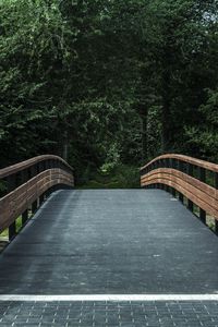 Preview wallpaper bridge, trees, forest, park