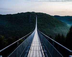 Preview wallpaper bridge, trees, hanging