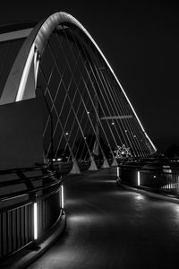Preview wallpaper bridge, walkway, architecture, black and white