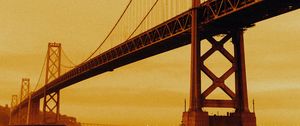 Preview wallpaper bridge, water, architecture, construction