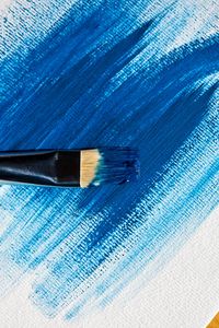 Preview wallpaper brush, paint, blue, paper