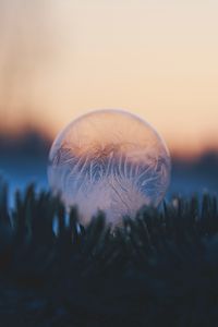 Preview wallpaper bubble, ball, ice, macro