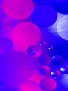 Preview wallpaper bubble, circles, water, gradient