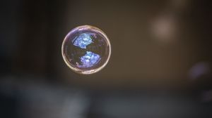 Preview wallpaper bubble, glare, blur, transparent, macro
