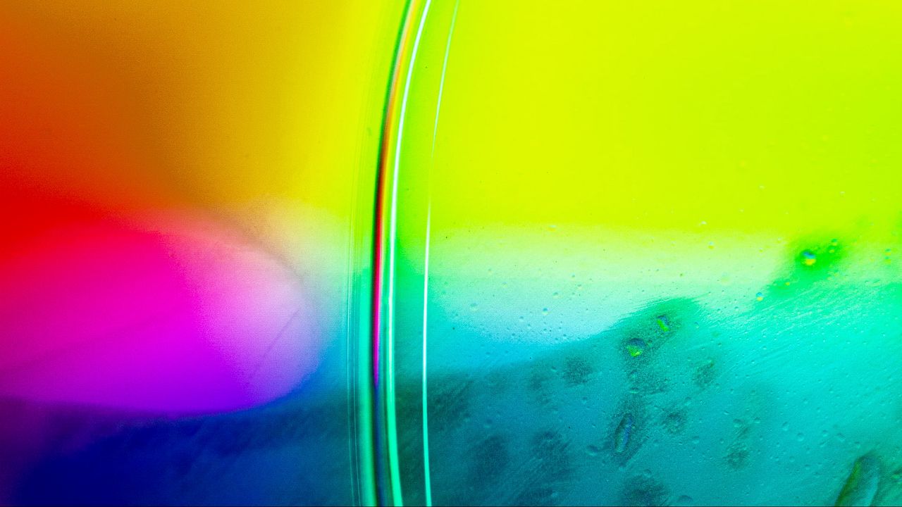 Wallpaper bubble, gradient, colorful, abstraction