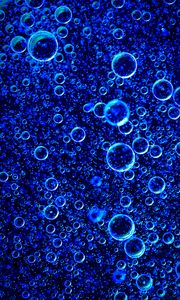 Preview wallpaper bubble, round, abstraction, blue