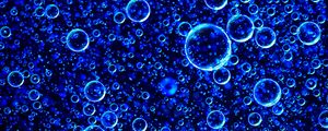 Preview wallpaper bubble, round, abstraction, blue
