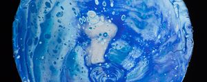 Preview wallpaper bubble, texture, macro, acrylic, blue