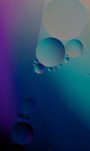 Preview wallpaper bubble, water, gradient, dark