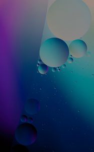 Preview wallpaper bubble, water, gradient, dark