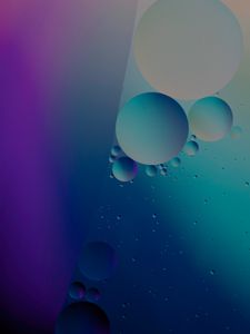 Preview wallpaper bubble, water, gradient, dark