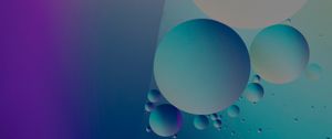 Preview wallpaper bubble, water, gradient, dark