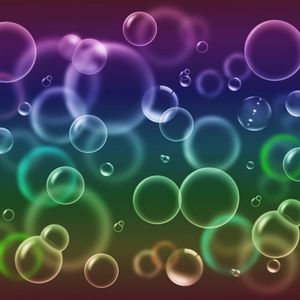 Preview wallpaper bubbles, abstract, multicolored