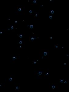 Preview wallpaper bubbles, circles, dark, form