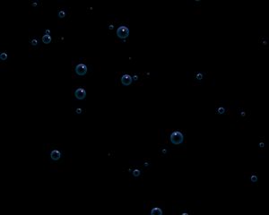 Preview wallpaper bubbles, circles, dark, form
