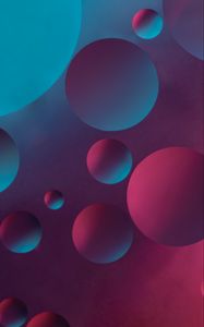Preview wallpaper bubbles, circles, liquid, macro