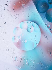 Preview wallpaper bubbles, circles, macro, bright