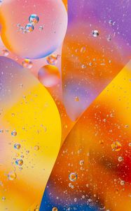 Preview wallpaper bubbles, circles, shape, gradient, colorful