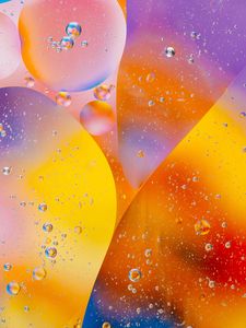 Preview wallpaper bubbles, circles, shape, gradient, colorful