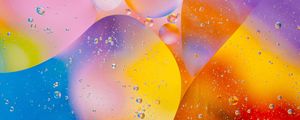 Preview wallpaper bubbles, circles, shape, gradient, colorful