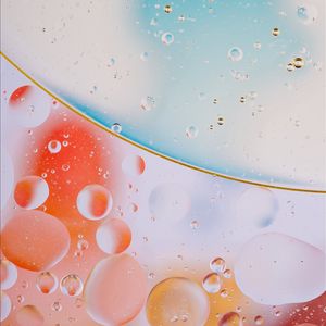 Preview wallpaper bubbles, circles, surface, shape