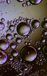 Preview wallpaper bubbles, circles, water, gradient, abstraction