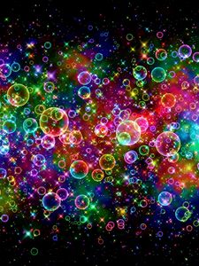 Preview wallpaper bubbles, colorful, bright
