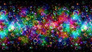 Preview wallpaper bubbles, colorful, bright