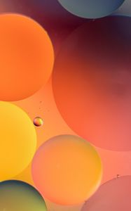 Preview wallpaper bubbles, colorful, gradient, water