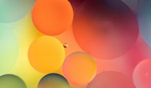 Preview wallpaper bubbles, colorful, gradient, water