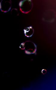 Preview wallpaper bubbles, contour, glitter, glare